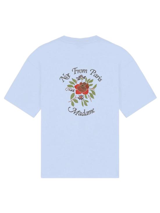 26SS 드롤드무슈 반팔 티셔츠 JTS210 CO002LIGHTBLUE Clear Blue - DROLE DE MONSIEUR