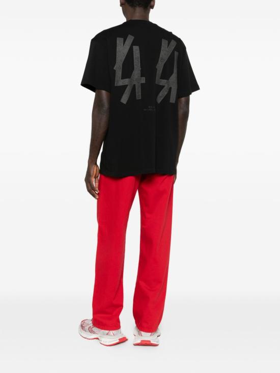 26SS 44레이블 반팔 티셔츠 B0030556 FA706P761 Black - 44 LABEL