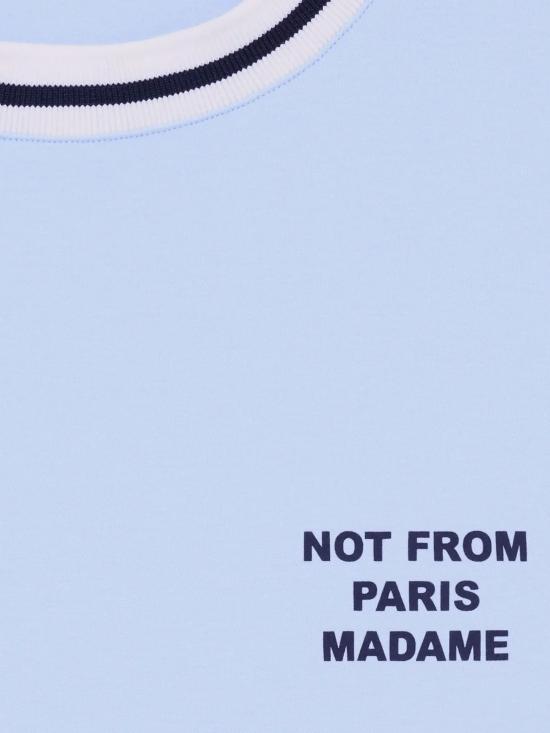 26SS 드롤드무슈 반팔 티셔츠 JTS189 CO002LIGHTBLUE Clear Blue - DROLE DE MONSIEUR