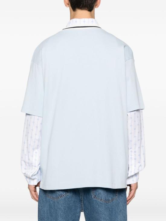 26SS 드롤드무슈 반팔 티셔츠 JTS189 CO002LIGHTBLUE Clear Blue - DROLE DE MONSIEUR