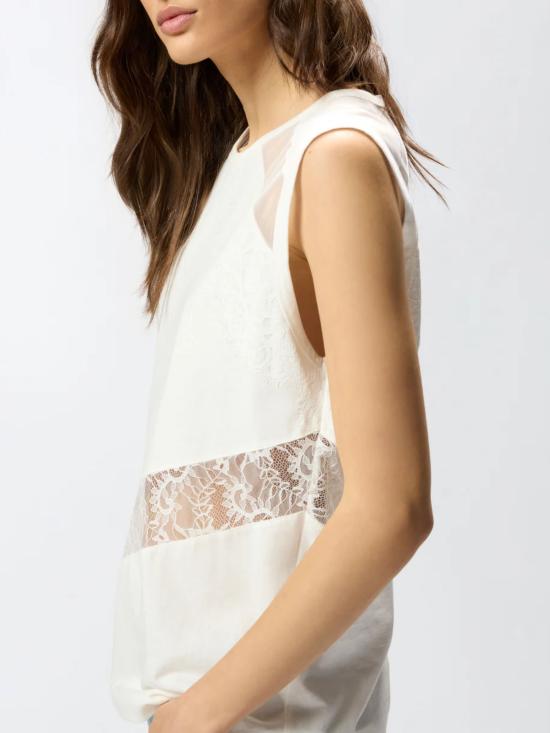 26SS 핑코 민소매 티셔츠 106291 A335Z05 White - PINKO
