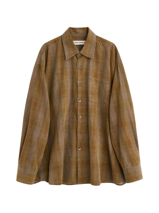 26SS 아워레가시 긴팔 셔츠 M2262BCF DAKOTAFLANNEL Brown - OUR LEGACY
