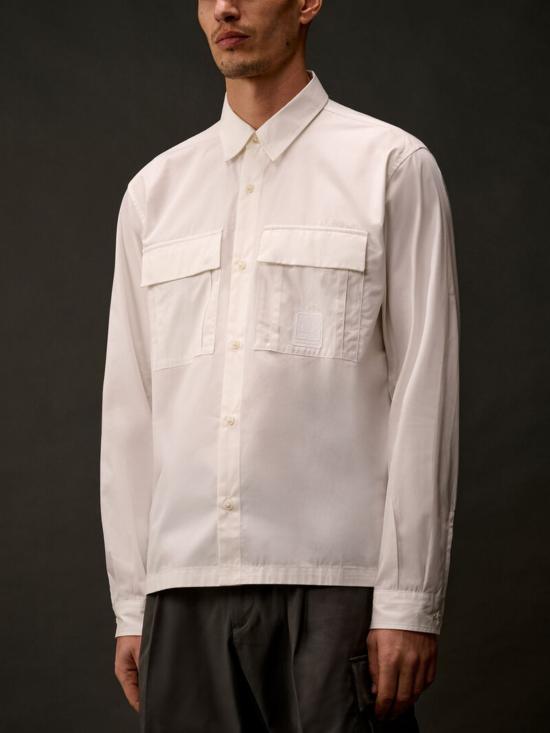 26SS 씨피 컴퍼니 긴팔 셔츠 20CLSH024A 006472A103 White - C.P. COMPANY