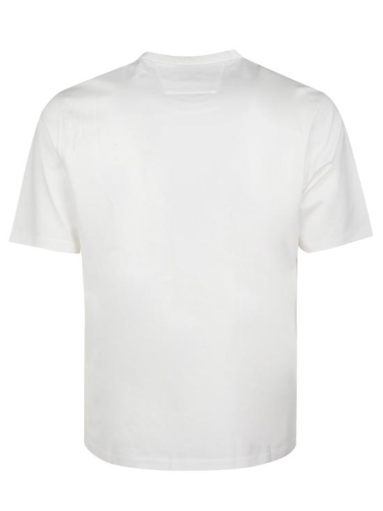 26SS 씨피 컴퍼니 메트로폴리스 시리즈 머서라이즈드 저지 반팔 배지 티셔츠 20CLTS054A 006370W103 Black - C.P. COMPANY