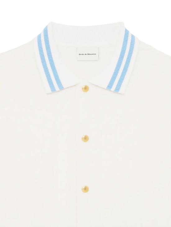 26SS 드롤드무슈 반팔 셔츠 JSH221 CO201OFFWHITE White - DROLE DE MONSIEUR