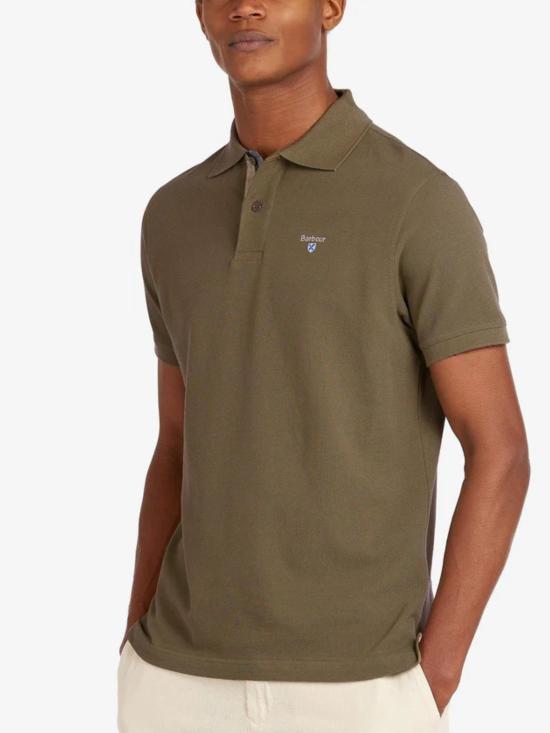 26SS 바버 반팔 티셔츠 MML0012 OL51 Green - BARBOUR