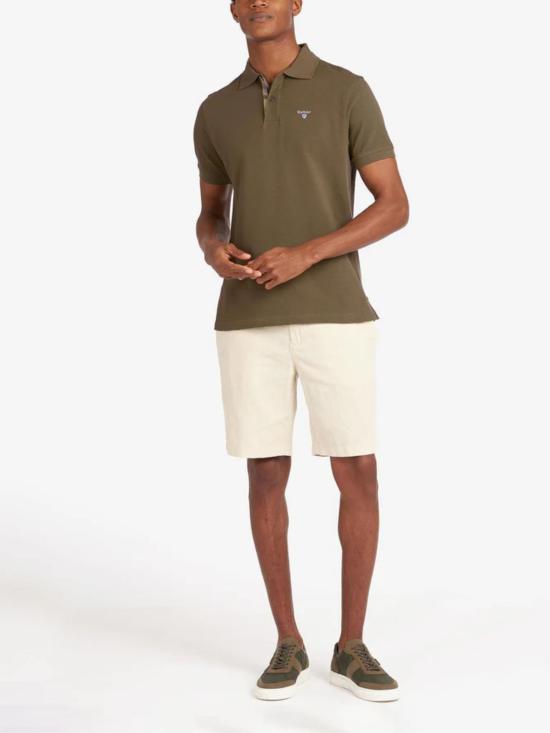 26SS 바버 반팔 티셔츠 MML0012 OL51 Green - BARBOUR