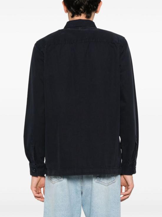 26SS 바버 긴팔 셔츠 MOS0281 NY91 Blue - BARBOUR