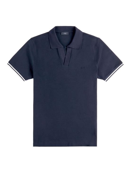 26SS 페이 반팔 티셔츠 NPMB252141 STDWU806 Blue