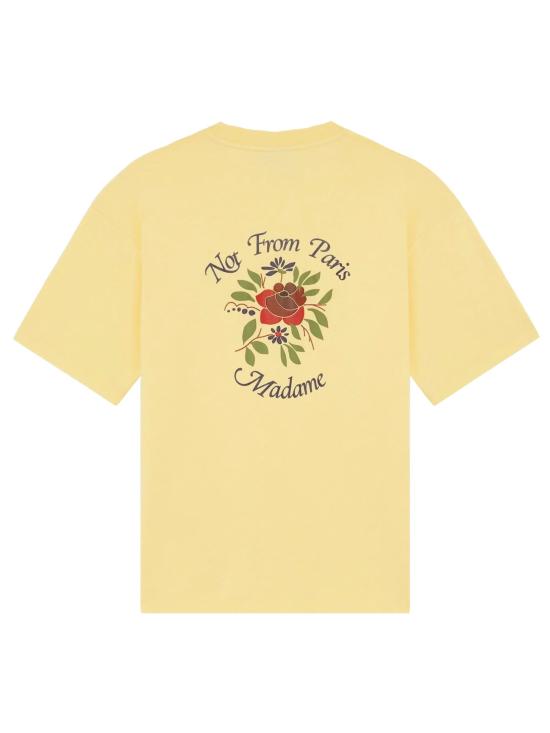 26SS 드롤드무슈 반팔 티셔츠 JTS210 CO002LIGHTYELLOW - DROLE DE MONSIEUR