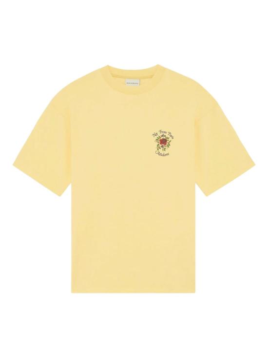 26SS 드롤드무슈 반팔 티셔츠 JTS210 CO002LIGHTYELLOW - DROLE DE MONSIEUR