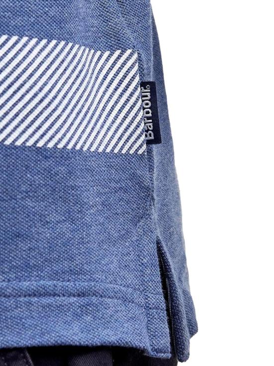 26SS 바버 반팔 티셔츠 MML1117 BL15 Clear Blue - BARBOUR