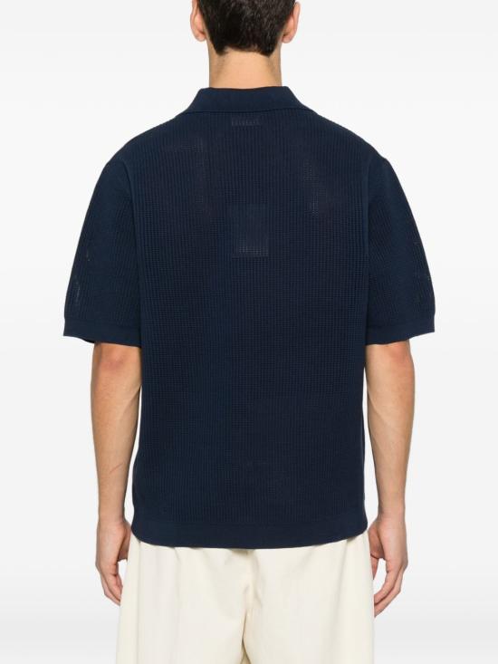 26SS 드롤드무슈 반팔 티셔츠 JPO171 CO207NAVY Blue - DROLE DE MONSIEUR