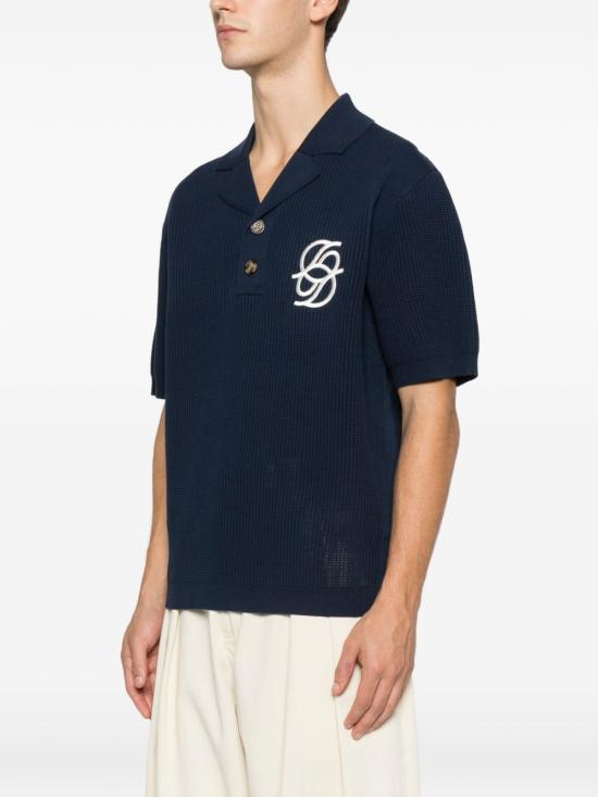 26SS 드롤드무슈 반팔 티셔츠 JPO171 CO207NAVY Blue - DROLE DE MONSIEUR