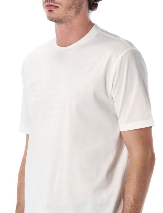 26FW 엠포리오 아르마니 반팔 티셔츠 EM004593AF10762 F0200 BIANCO - EMPORIO ARMANI