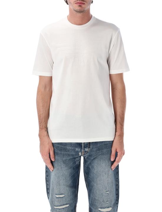 26FW 엠포리오 아르마니 반팔 티셔츠 EM004593AF10762 F0200 BIANCO - EMPORIO ARMANI