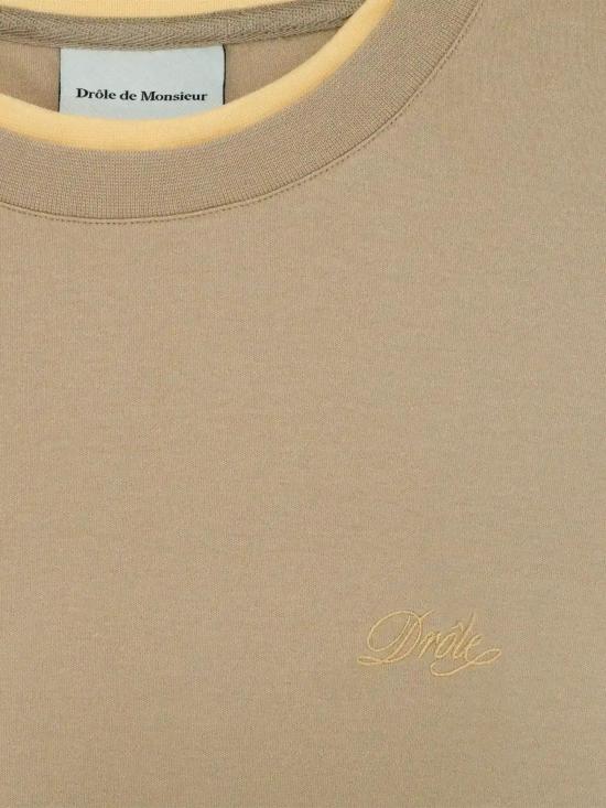 26SS 드롤드무슈 반팔 티셔츠 JTS288 CO002BEIGE Beige - DROLE DE MONSIEUR