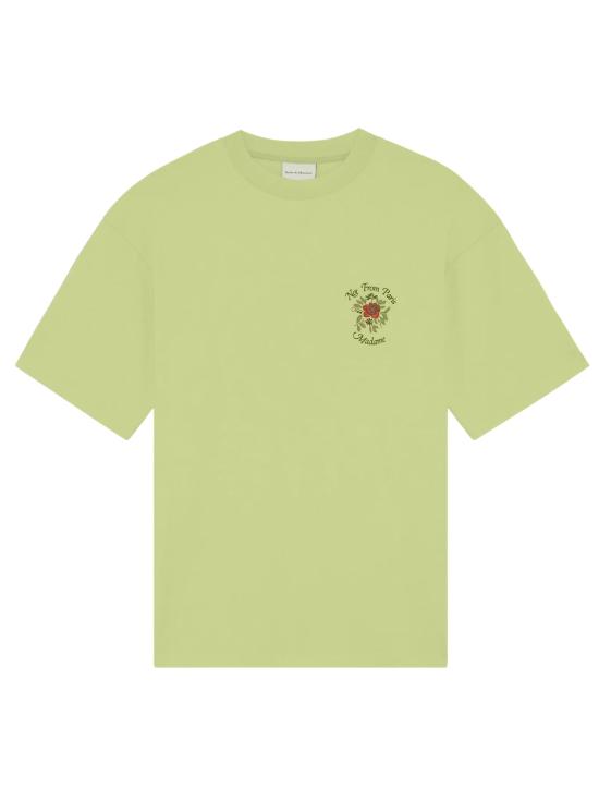 26SS 드롤드무슈 반팔 티셔츠 JTS210 CO002LIGHTOLIVE Green