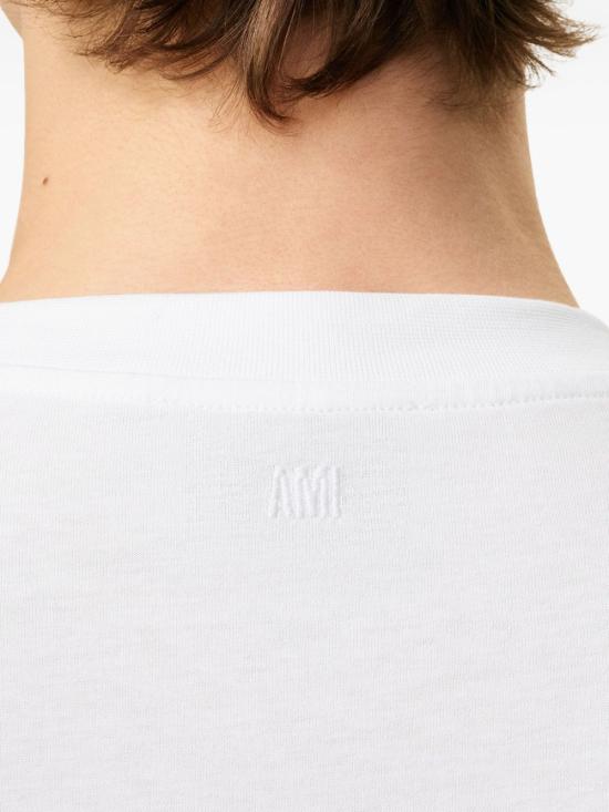 26SS 아미 긴팔 티셔츠 BFUTS235 724100 White - AMI