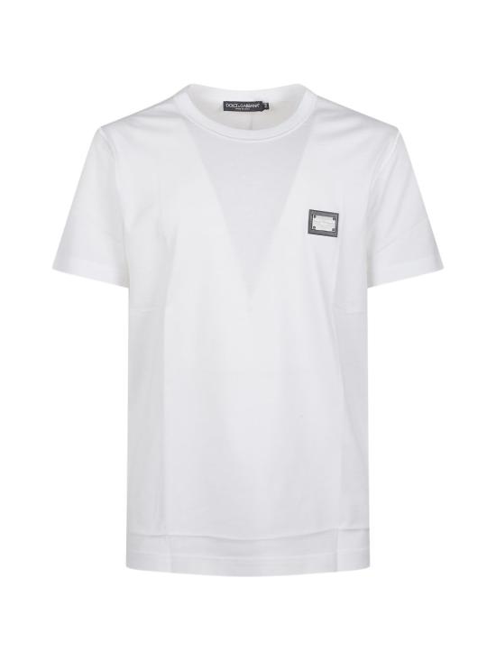 26SS 돌체앤가바나 반팔 티셔츠 G8PT1T G7F2IW0800 White - DOLCE & GABBANA