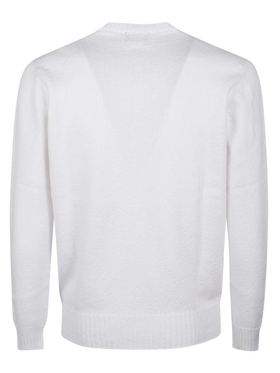 26SS 드루모어 스웨터 D8C103SSL 100 White - DRUMOHR