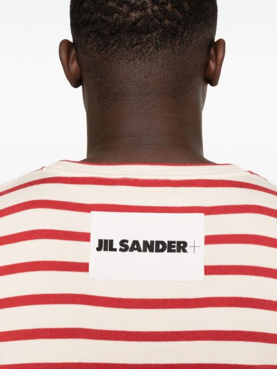26SS 질샌더 긴팔 티셔츠 J47NH0002 J46497649 Red - JIL SANDER