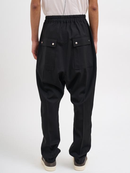 26SS 릭 오웬스 스트레이트 팬츠 NRU01F2361ZL09 Black - RICK OWENS