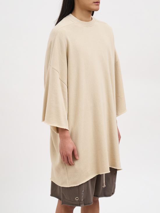 26SS 릭 오웬스 반팔 티셔츠 NRU01F2283JNT138 Beige - RICK OWENS