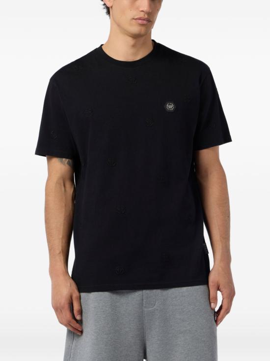 26SS 필립 플레인 반팔 티셔츠 MTK8729 PJY002N02 Black - PHILIPP PLEIN