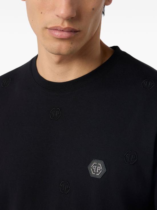 26SS 필립 플레인 반팔 티셔츠 MTK8729 PJY002N02 Black - PHILIPP PLEIN