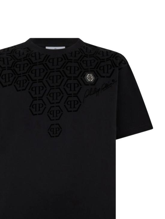 26SS 필립 플레인 반팔 티셔츠 MTK8682 PJY002N02 Black - PHILIPP PLEIN