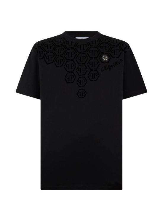 26SS 필립 플레인 반팔 티셔츠 MTK8682 PJY002N02 Black - PHILIPP PLEIN