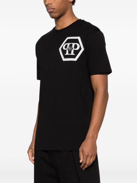 26SS 필립 플레인 반팔 티셔츠 MTK8886 PJY002N02 Black - PHILIPP PLEIN