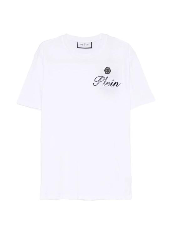 26SS 필립 플레인 반팔 티셔츠 MTK8906 PJY002N01 White - PHILIPP PLEIN