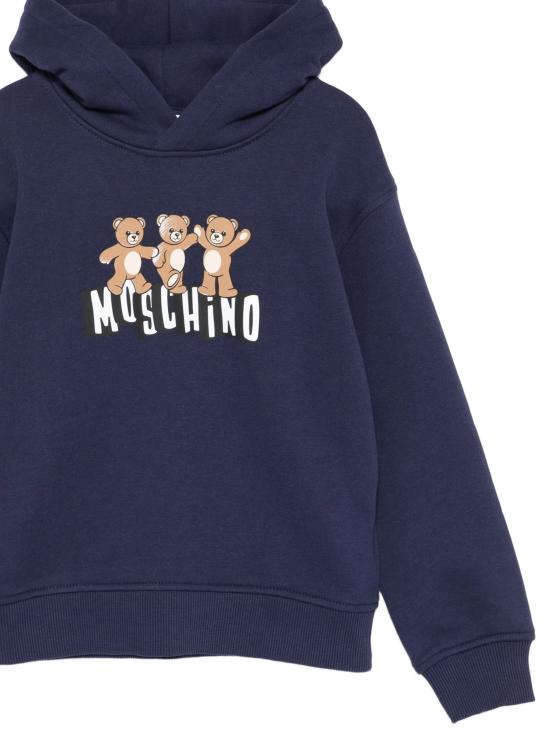 26SS [키즈] 모스키노 트레이닝 상의 HQF07K LCA8940016 Blue - MOSCHINO
