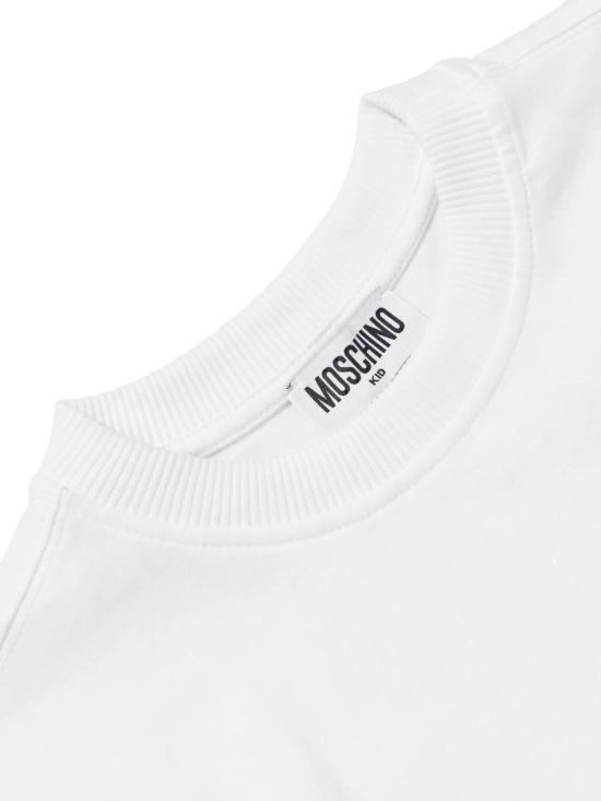 26SS [키즈] 모스키노 티셔츠 HUM05M LAA0110101 White - MOSCHINO