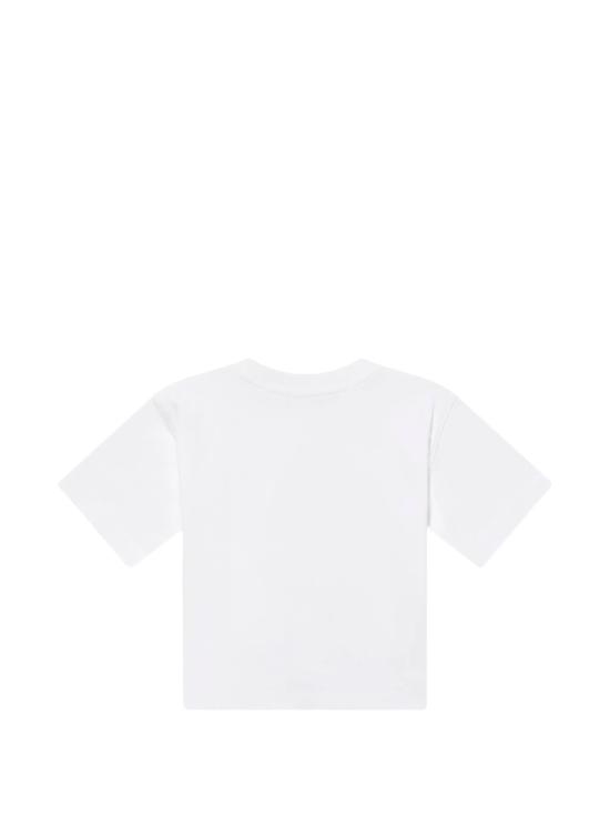 26SS [키즈] 모스키노 티셔츠 HUM05M LAA0110101 White - MOSCHINO