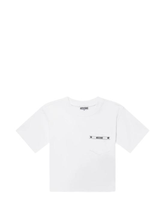 26SS [키즈] 모스키노 티셔츠 HUM05M LAA0110101 White