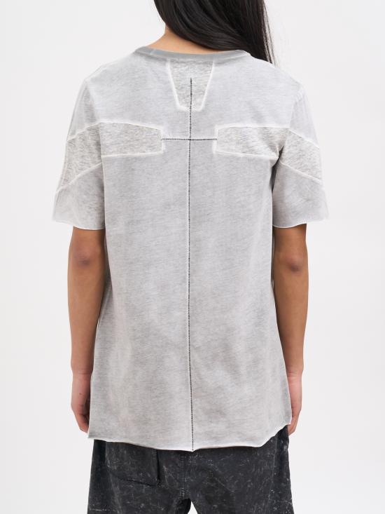 26SS 톰크롬 반팔 티셔츠 NMTS926SPRAYGREY Grey - THOM KROM