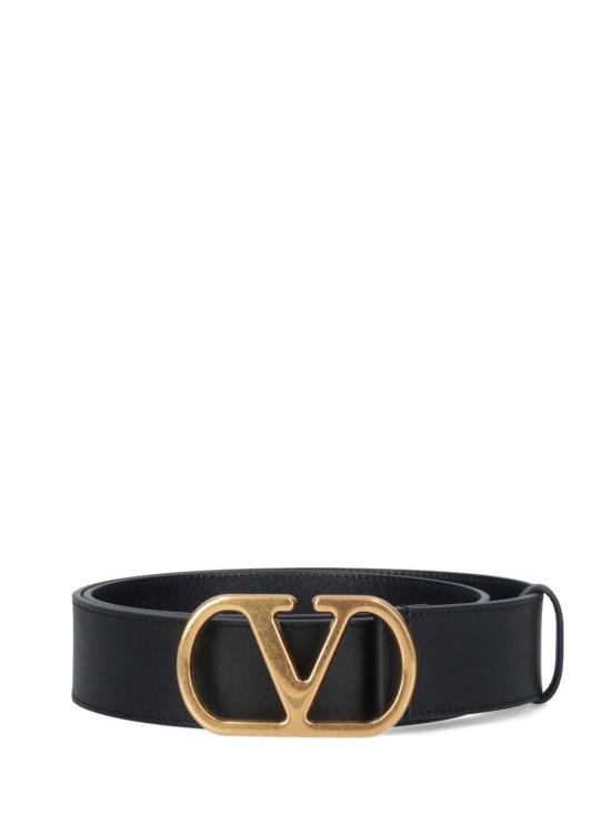 26SS 발렌티노 가라바니 가죽 벨트 YT0SQ7IYR 0NO Black