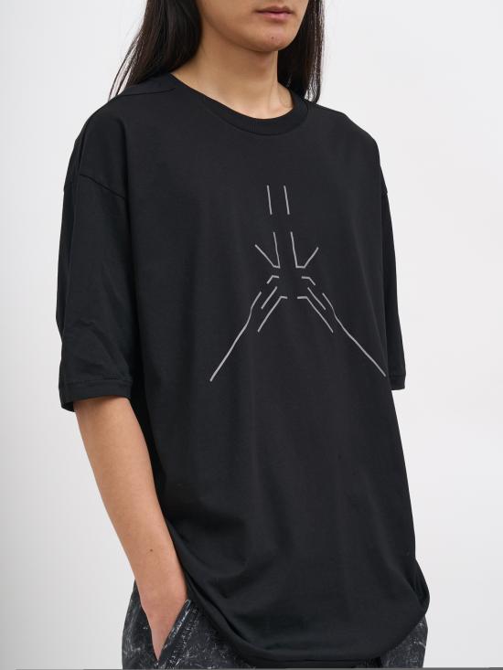 26SS 톰크롬 반팔 티셔츠 NMTS933BLACK Black - THOM KROM