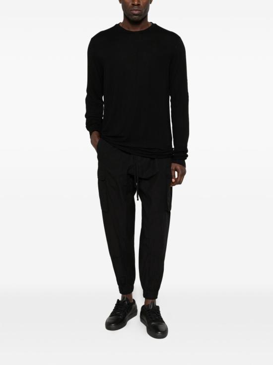 26SS 톰크롬 긴팔 티셔츠 MTS95301 11BLACK Black - THOM KROM