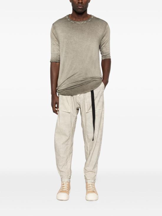 26SS 톰크롬 반팔 티셔츠 MTS94001 182COLDDYEOLIV Green - THOM KROM