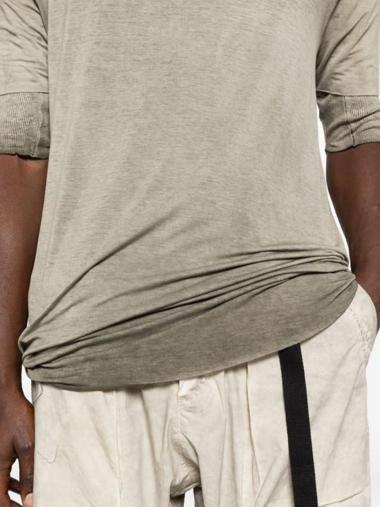 26SS 톰크롬 반팔 티셔츠 MTS94001 182COLDDYEOLIV Green - THOM KROM