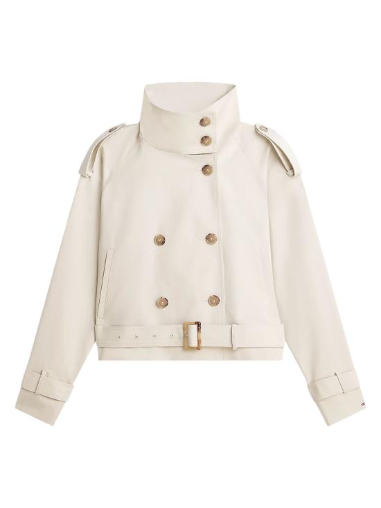 26SS 타미힐피거 코트 WW0WW50768 ACU White