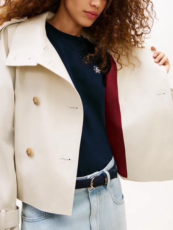 26SS 타미힐피거 코트 WW0WW50768 ACU White - TOMMY HILFIGER