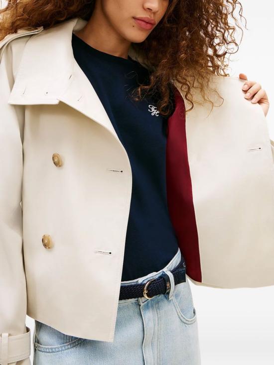 26SS 타미힐피거 코트 WW0WW50768 ACU White - TOMMY HILFIGER