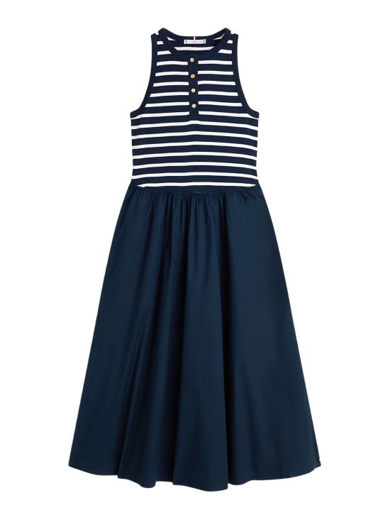 26SS 타미힐피거 미디 원피스 WW0WW49628 0X3 Blue