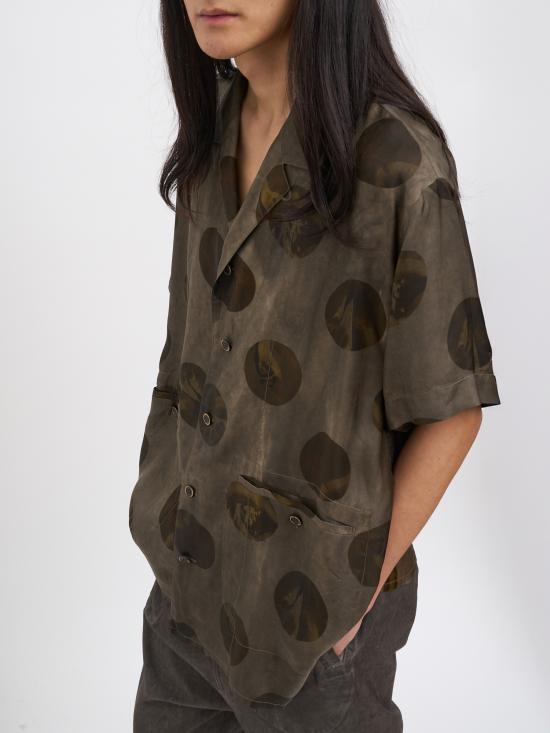 26SS 우마 왕 반팔 셔츠 NUM1506UW086 Grey - UMA WANG