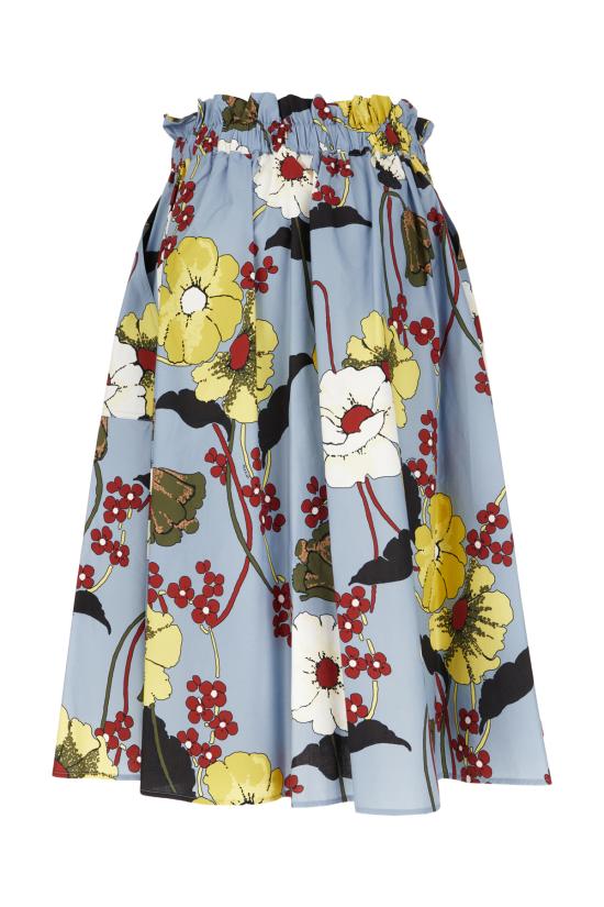 26SS 마르니 미디 스커트 GOMA0812A1UTC581 MFB31 SKY - MARNI